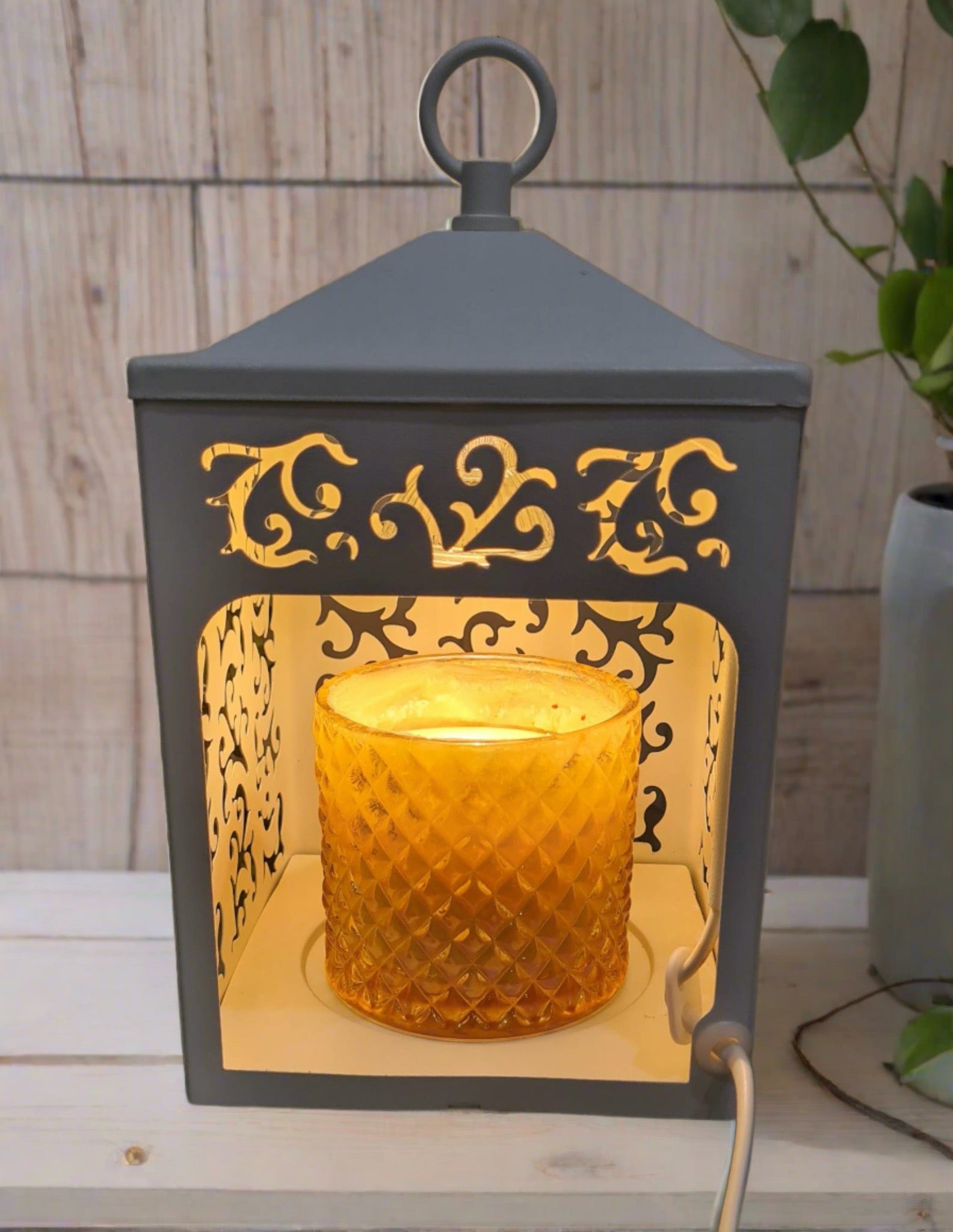 Candles & Diffusers: White Cottage Lantern