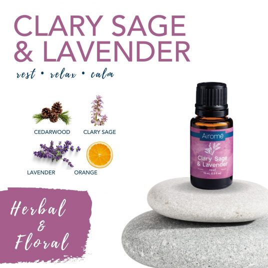 Massage Oils: Clary Sage & Lavender Essential Oil Blend