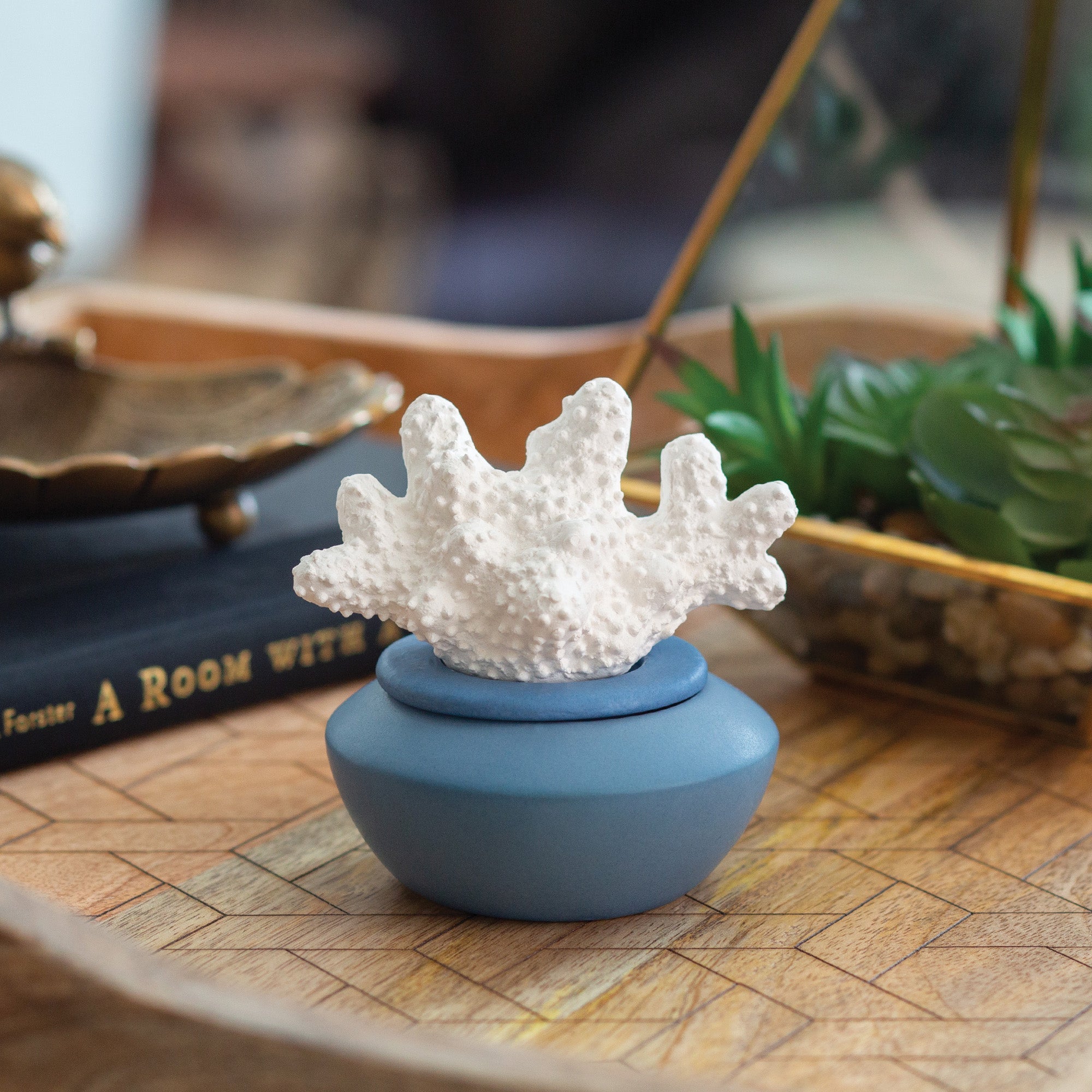 Candles & Diffusers: Coral Porcelain Passive Diffuser