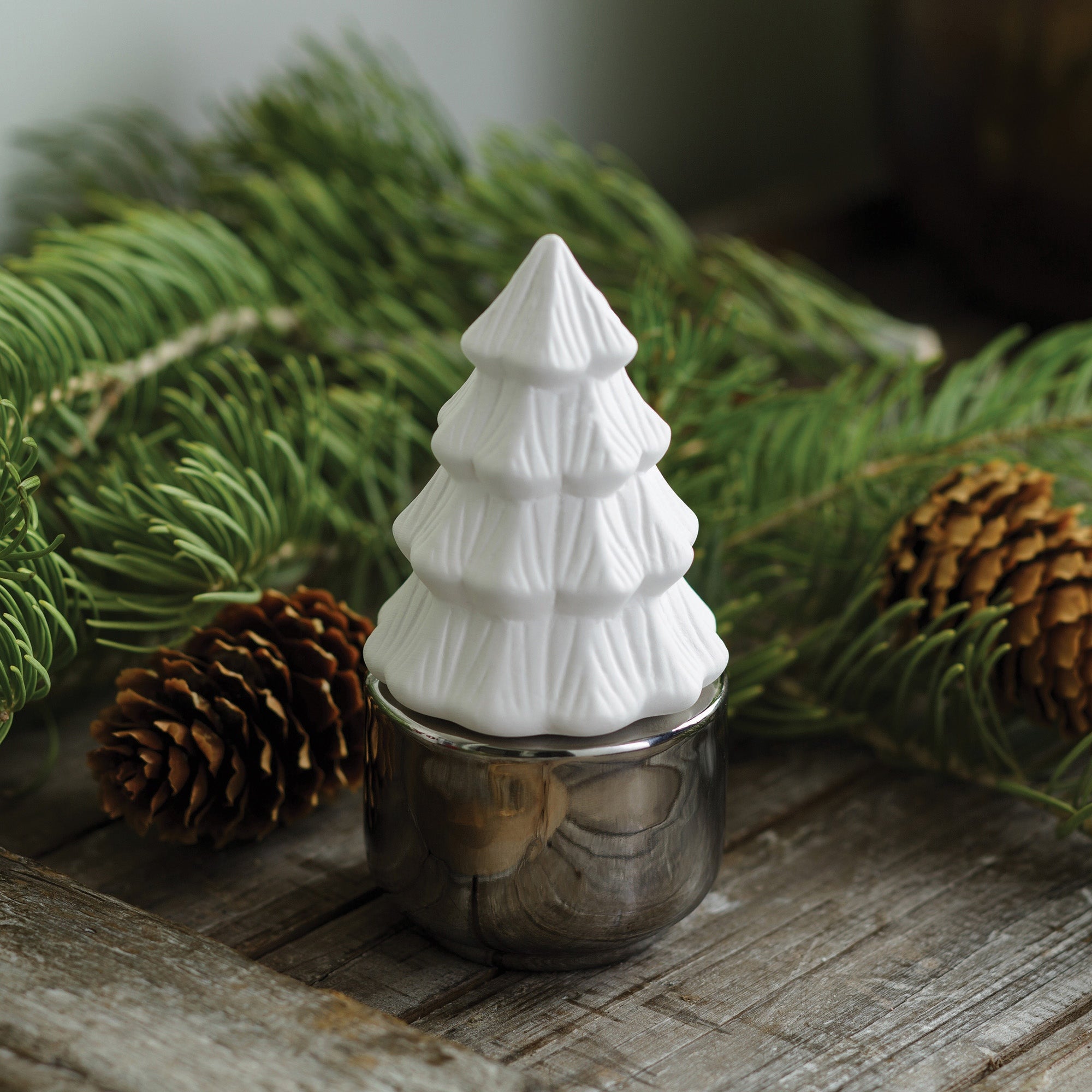 Aroma Diffusers: Porcelain Pine Tree Passive Diffuser