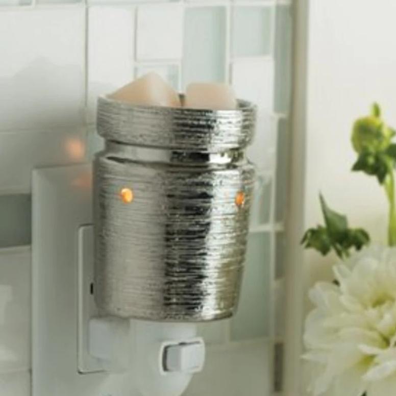 Candles & Diffusers: Brushed Chrome Pluggable Warmer