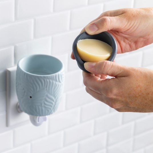 Candles & Diffusers: Ocean Palm Flip Dish Pluggable Warmer