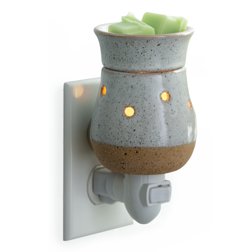 Candles & Diffusers: Rustic White  Pluggable Warmer