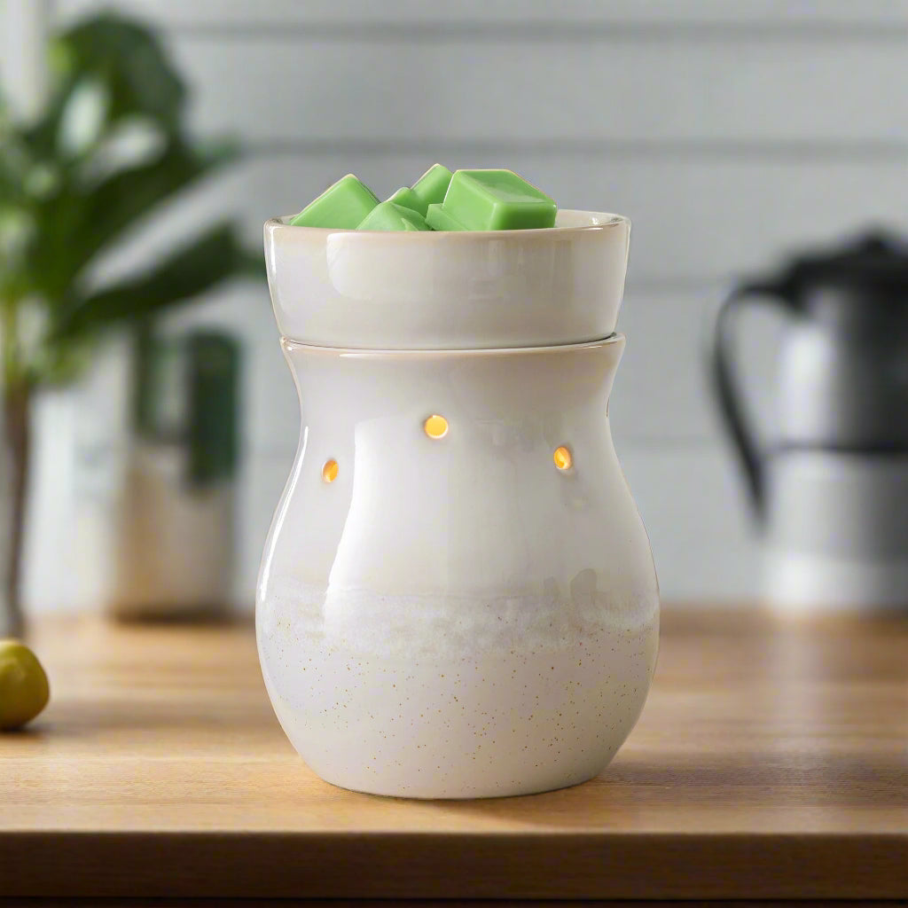 Candles & Diffusers: Frosted Farmhouse Illumination Warmer