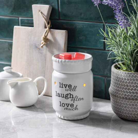 Candles & Diffusers: Live Laugh Love Illumination Warmer