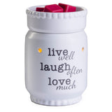 Candles & Diffusers: Live Laugh Love Illumination Warmer