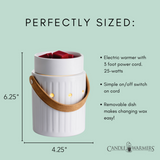 Candles & Diffusers: Leather Handle Illumination Warmer