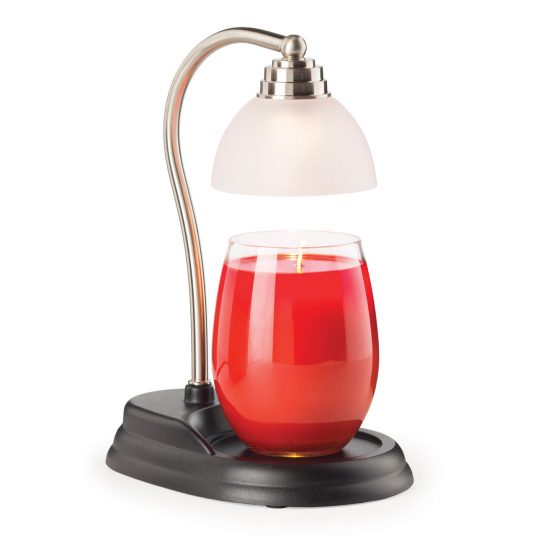 Candles & Diffusers: Pewter Aurora Lamp