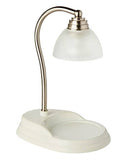 Candles & Diffusers: White Nickel Aurora Lamp