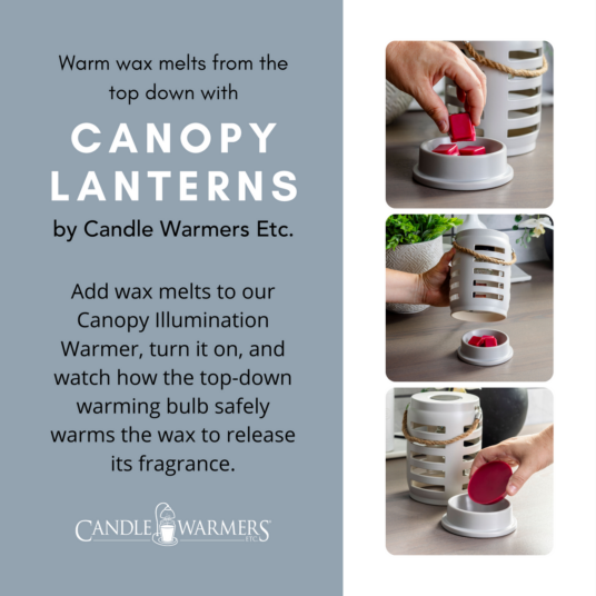 Candles & Diffusers: Shutter Canopy Illumination Warmer