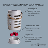 Candles & Diffusers: Shutter Canopy Illumination Warmer