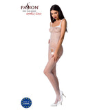 Women's Lingerie: Passion Lingerie Bodystocking Bs071 Red - White