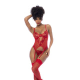 Women's Lingerie: Red 2 Pc Set w/ Matching Thong