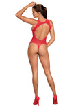 Roleplay Costumes: Obsessive Open Back B120 Teddy Red