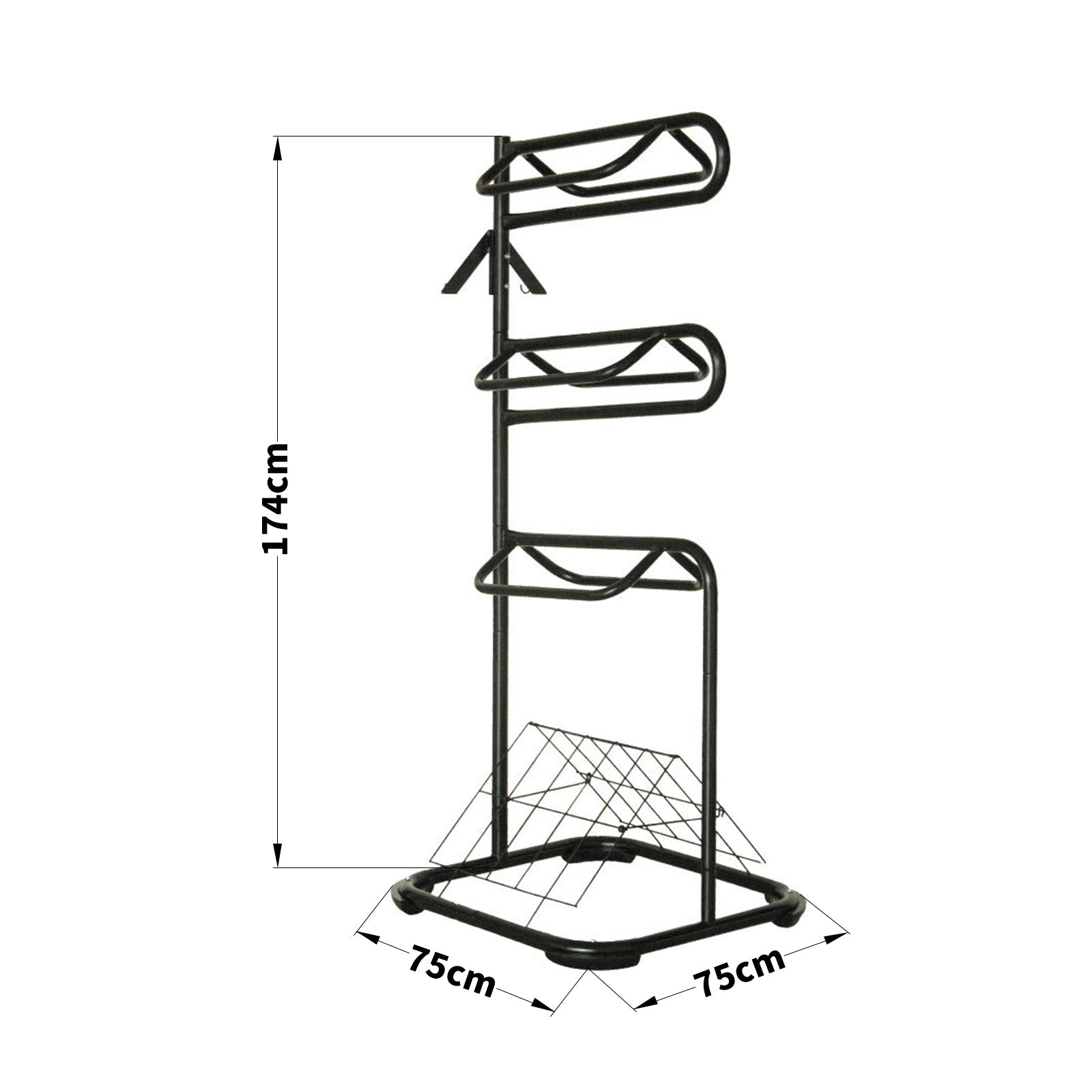 Farm Equipment: Samland Heavy Duty Three Tier Rotable Saddle Stand Saddle Rack