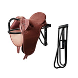 Kitchen & Bathroom DIY: Samland Foldable Saddle Rack Wall Mounted Saddle Stand Space-Saving Steel Holder for Horse Tack