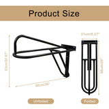 Kitchen & Bathroom DIY: Samland Foldable Saddle Rack Wall Mounted Saddle Stand Space-Saving Steel Holder for Horse Tack