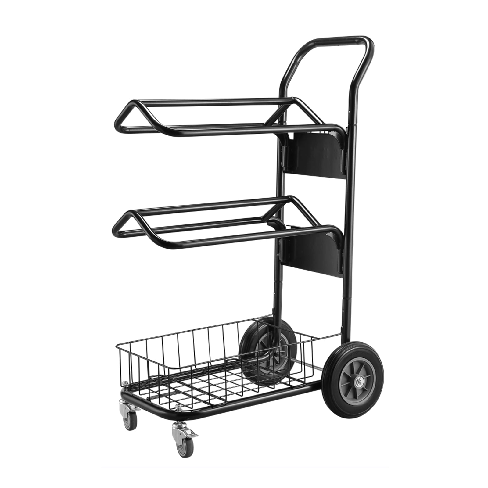 Farm Equipment: Samland Heavy Duty Two Tier Wheeled Saddle Rack