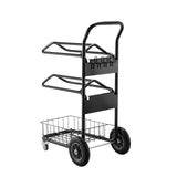 Farm Equipment: Samland Heavy Duty Two Tier Wheeled Saddle Rack