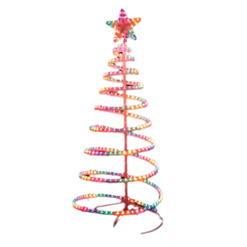 Outdoor Decorations & Lights: Samland Led 145cm Rope Light Christmas Tree & Star Motif Xmas New