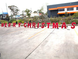 Outdoor Decorations & Lights: Samland Merry Christmas Commercial Led Light and Garland Display
