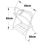 Farm Equipment: Samland Foldable Saddle Rack Steel Saddle Stand