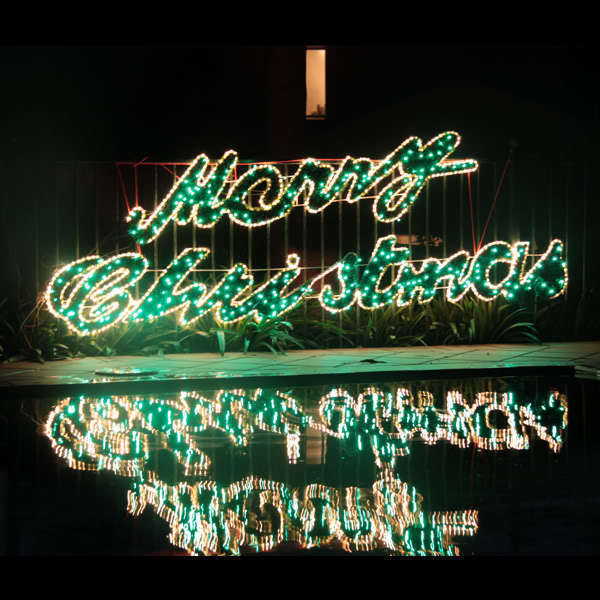 Outdoor Decorations & Lights: Samland 5.5m Merry Christmas Sign Led Rope Light Commercial