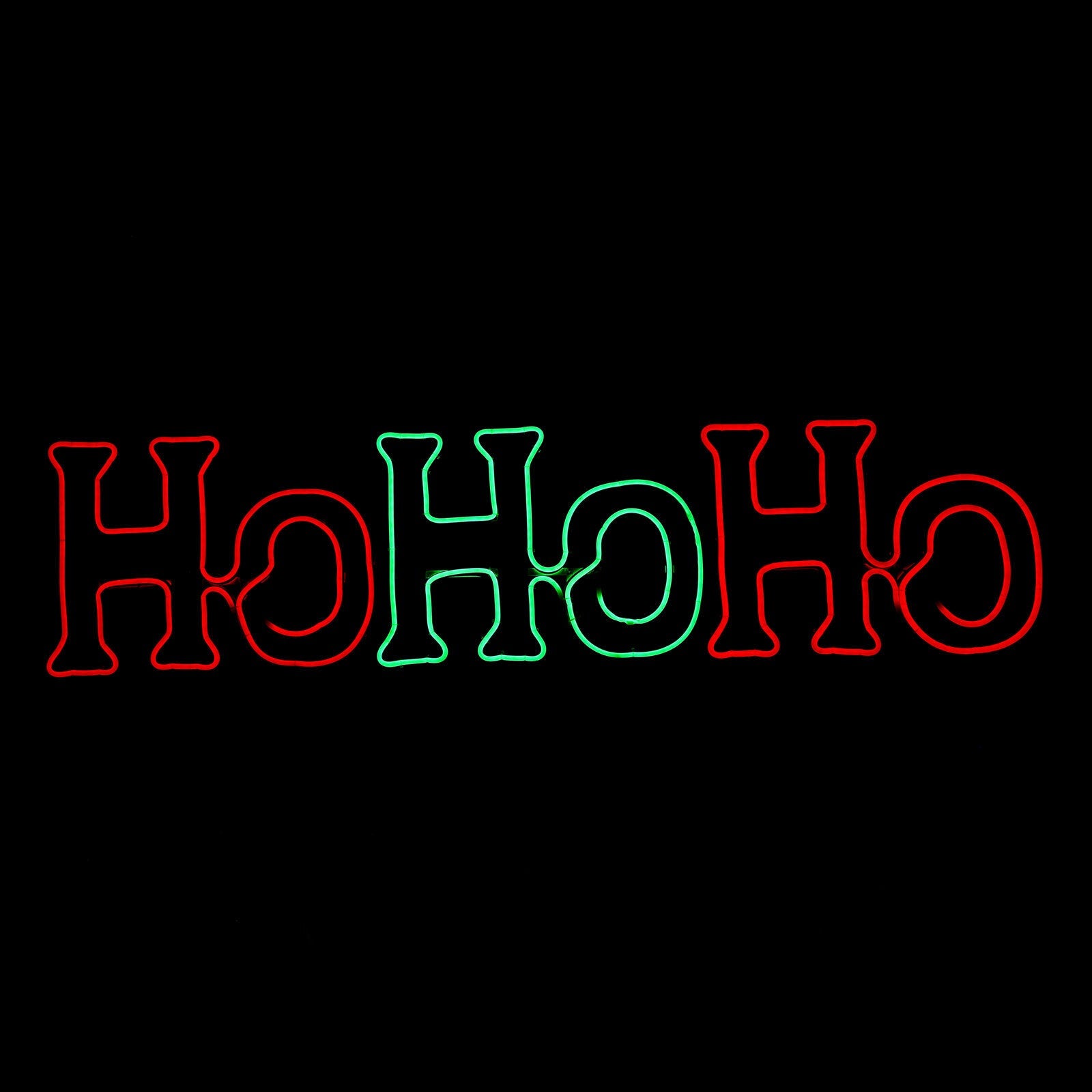 Outdoor Decorations & Lights: Samland 150CM HO HO HO NEON ROPE LIGHT FOR CHRISTMAS DECORATION