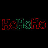 Outdoor Decorations & Lights: Samland 150CM HO HO HO NEON ROPE LIGHT FOR CHRISTMAS DECORATION