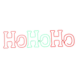 Outdoor Decorations & Lights: Samland 150CM HO HO HO NEON ROPE LIGHT FOR CHRISTMAS DECORATION