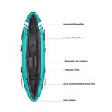 Canoes & Kayaks: Samland Ventura X2 Double Kayak Inflatable 3.3M X 86CM (65052)