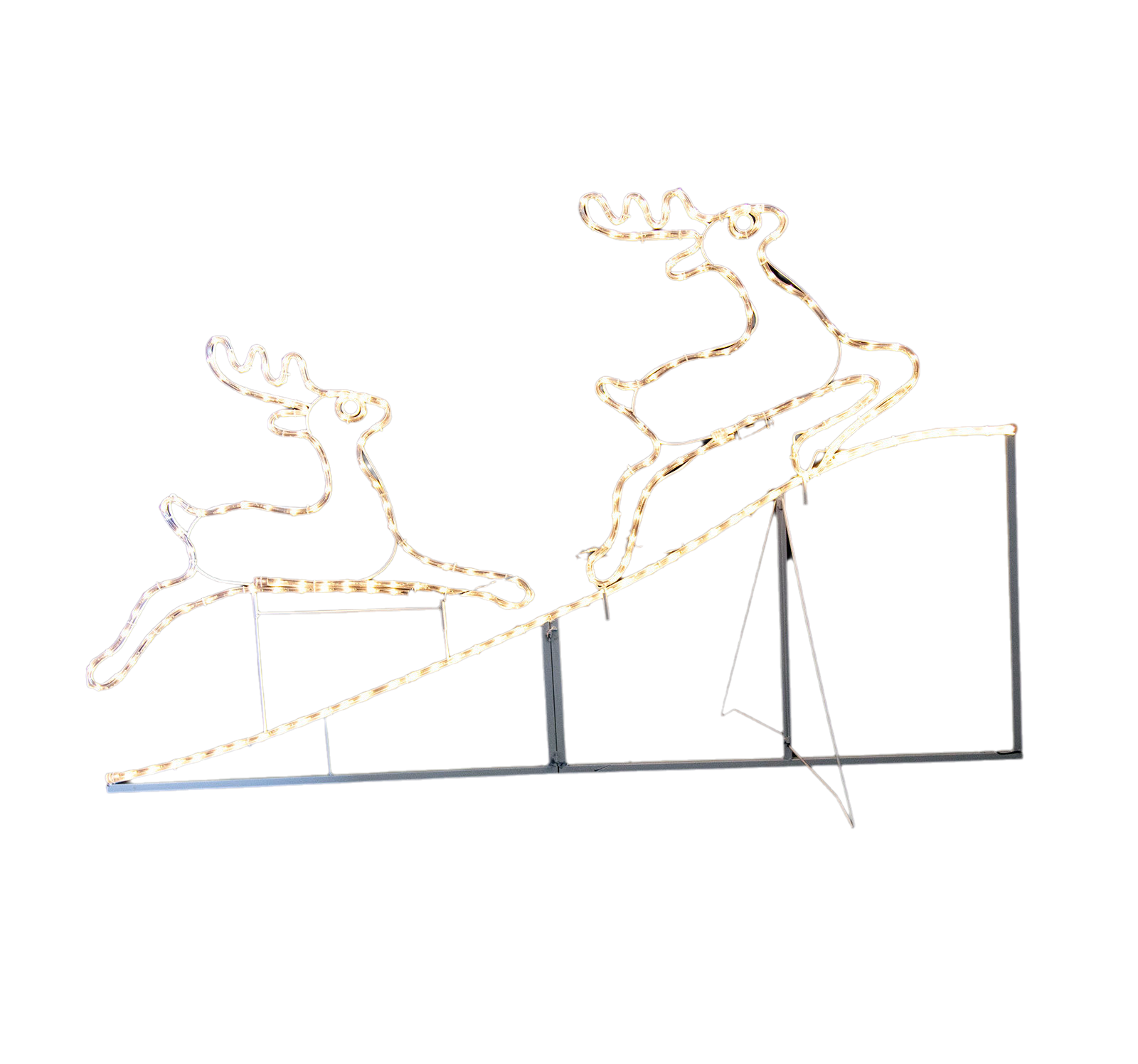 Outdoor Decorations & Lights: Samland Animated Running up Reindeer Rope Light for Christmas Decoration