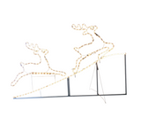 Outdoor Decorations & Lights: Samland Animated Running up Reindeer Rope Light for Christmas Decoration