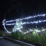 Outdoor Decorations & Lights: Samland 24m 200 LED Christmas Fairy Light Clear String in White