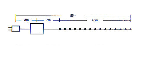Outdoor Decorations & Lights: Samland 55M LED Christmas Fairy Light Clear String in Multi Color
