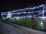 Outdoor Decorations & Lights: Samland 55M Long 500 LED Fairy Rope Christmas Light in Ultra White