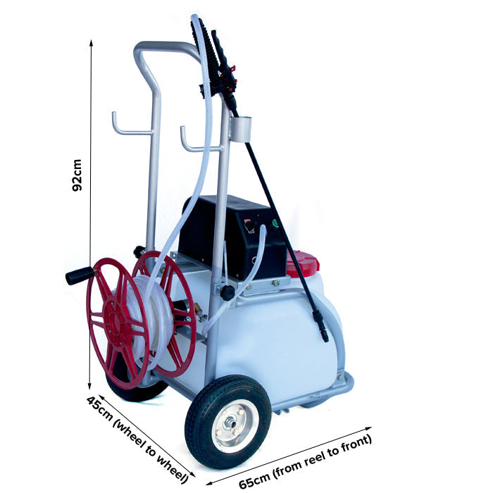 Herbicides: Samland 30L Electric Weed Pest Control Sprayer with Tank 12V Battery Spray Pump Trolley