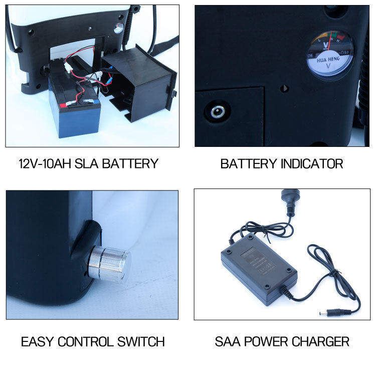 Herbicides: Samland Electric 12V Weed Sprayer & Pest Control Spray Pump Tank Knapsack Battery 16L