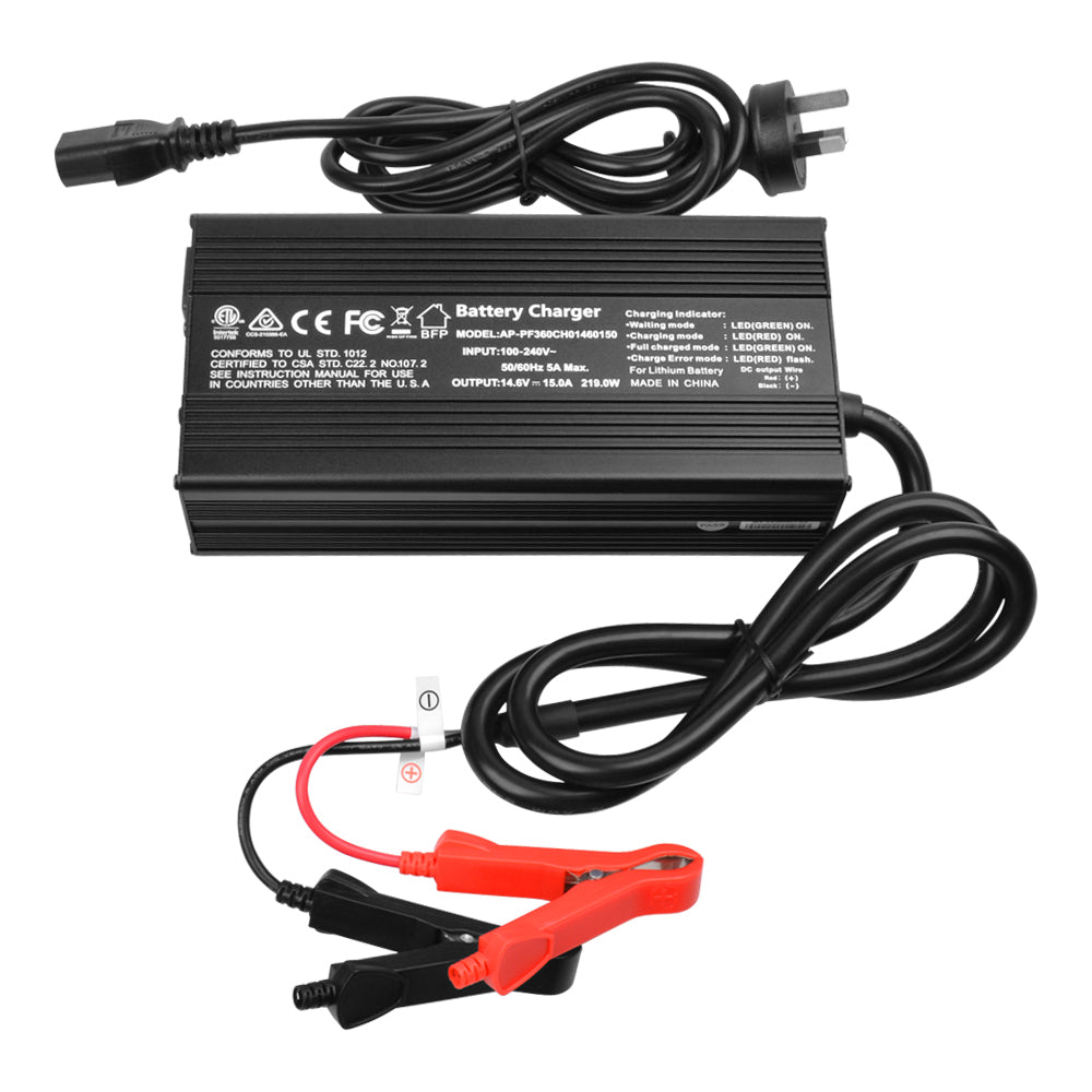 Batteries & Generators: Samland AC/DC 14.6V 15AMP Charger for Lithium Iron Phosphate(Lifepo4)Battery