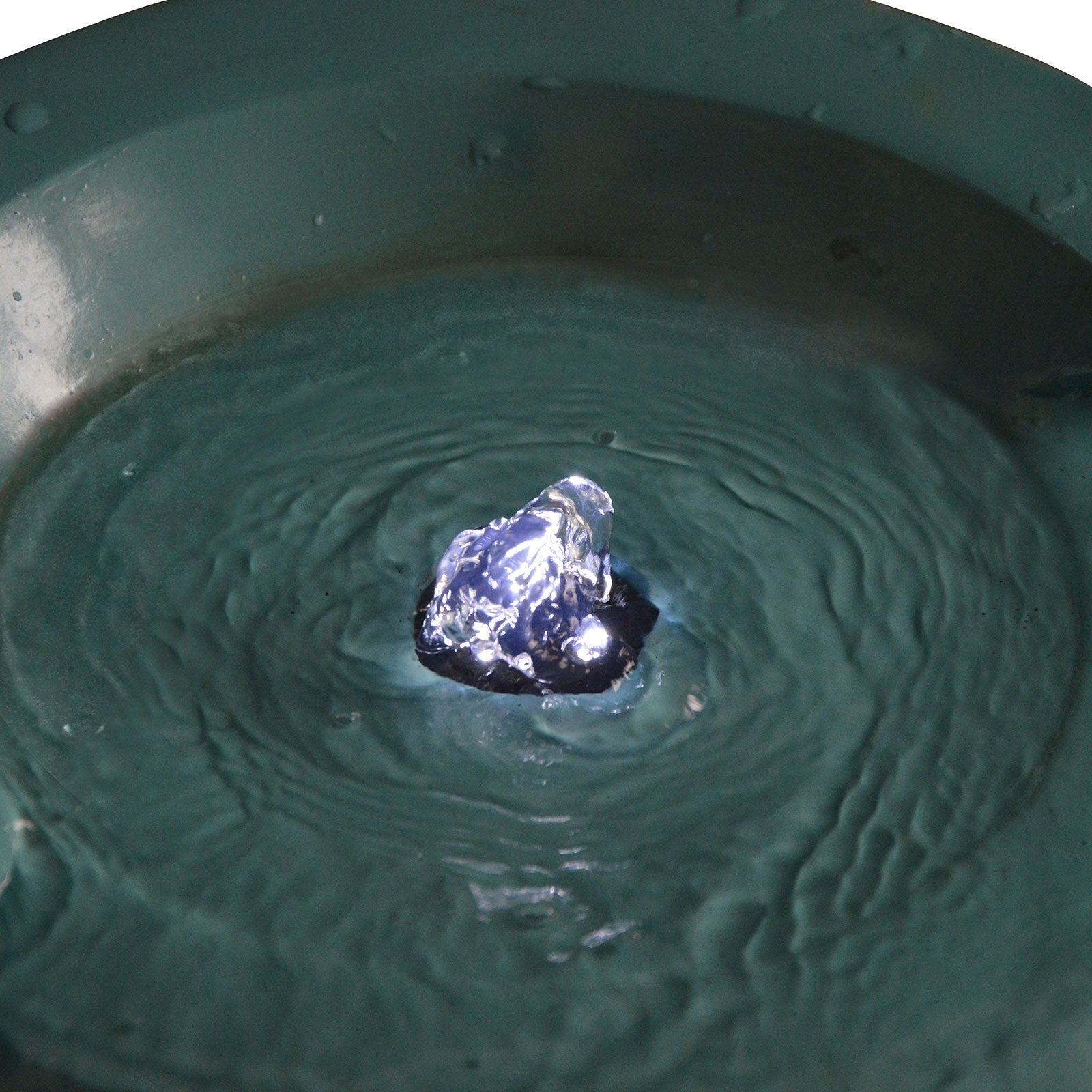 Metal Detectors: Samland 82CM BROKEN JAR WATER FEATURE FOUNTAIN WITH LED LIGHT BLUE
