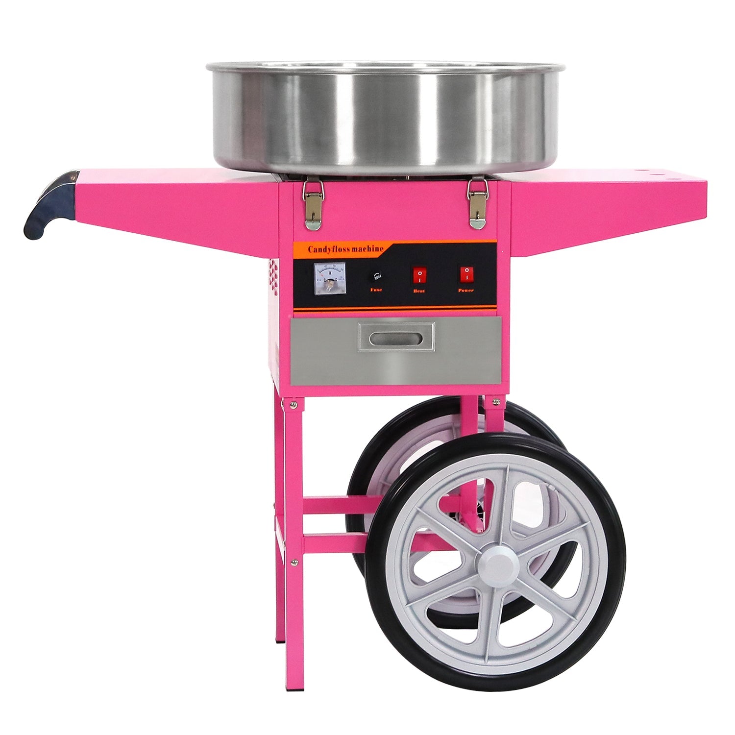 Treadmills: Samland Commercial Fairy Floss Machine with Wheeled Cart