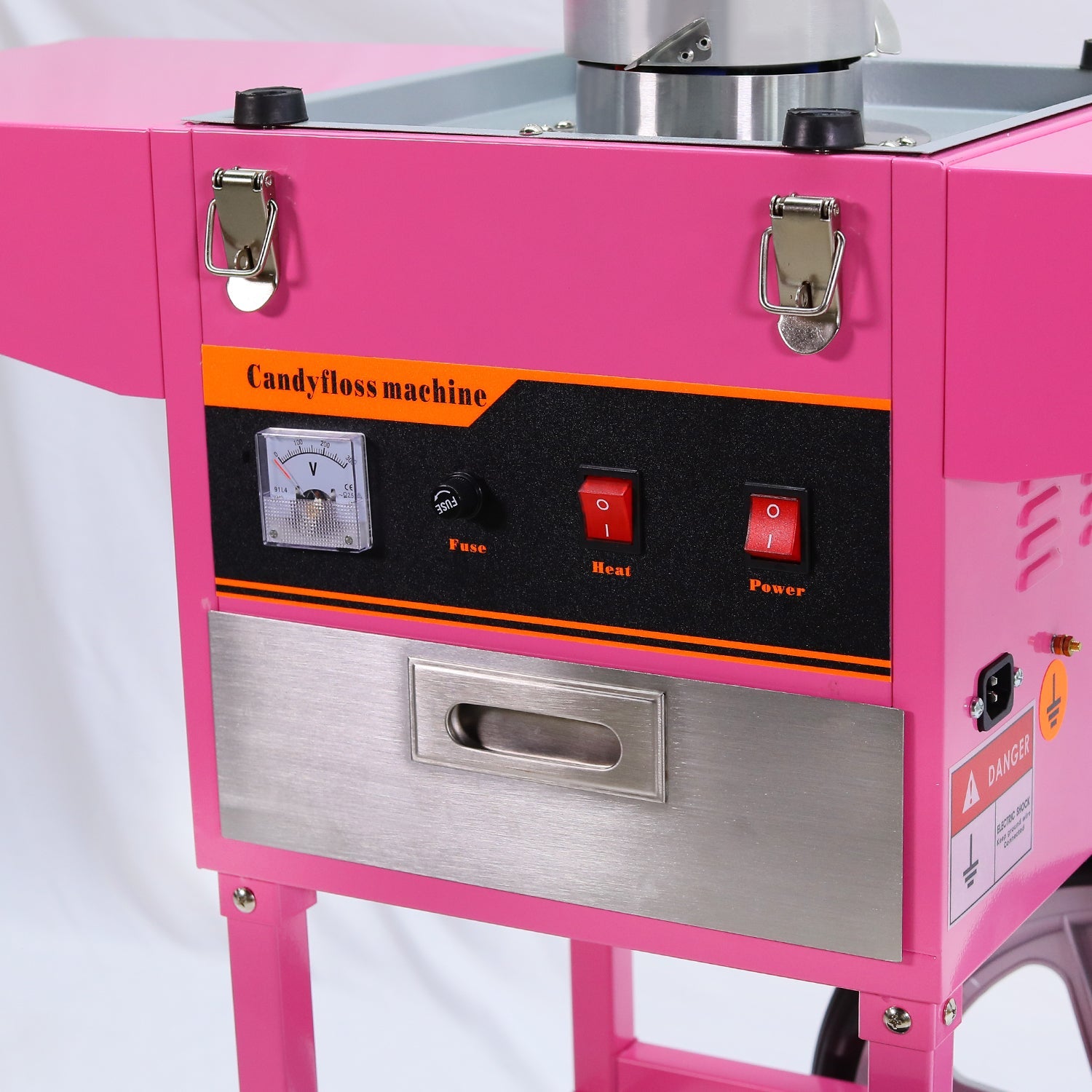 Treadmills: Samland Commercial Fairy Floss Machine with Wheeled Cart
