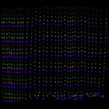Curtain Accessories: Samland 750 LED 620cmx240cm Copper Wire Curtain Light in Multi Colour