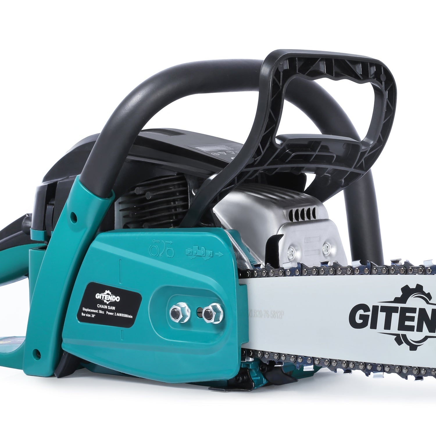 Chainsaws: Samland Commercial 58CC 3.2HP Chainsaw for Garden-CS58D