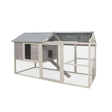 Removable Waterproof Roof Cover for Samland Large Wooden Backyard Chicken Coop DCN2512