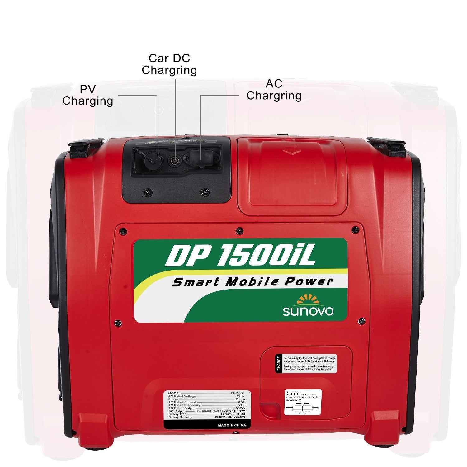 Batteries & Generators: Samland 1500W Portable Power Station Solar Inverter Generator