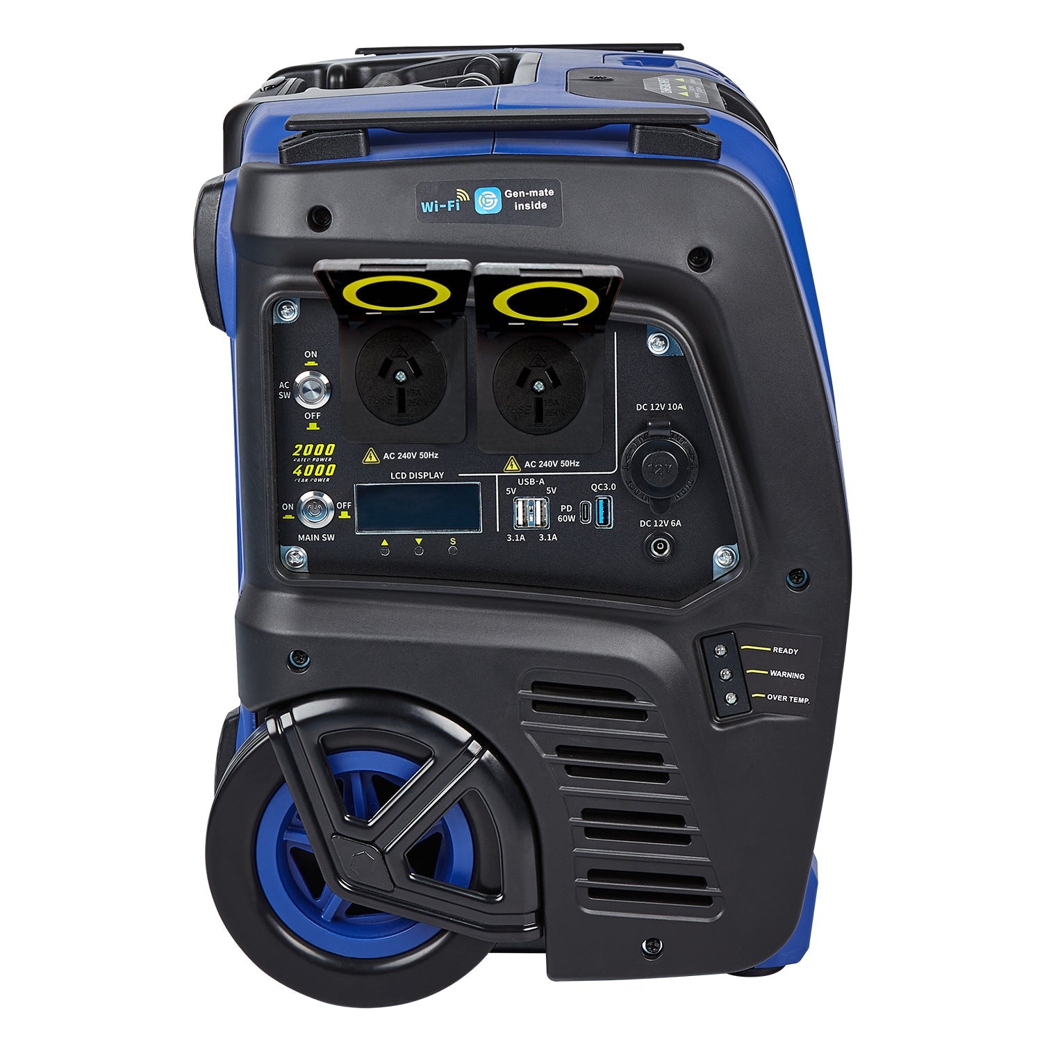 Greenhouses & Accessories: Samland 2000W Portable Power Station Solar Inverter Generator