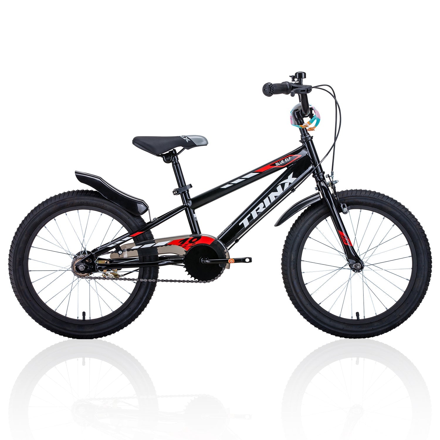 Exercise Bikes: Samland BLUE ELF3.0 18 INCH WHEEL KIDS MOUNTAIN BIKE MTB BICYCLE