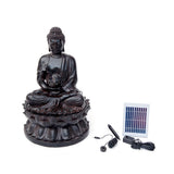 Fountain & Ponds Accessories: Samland BUDDHA SOLAR WATER FOUNTAIN WITH LED LIGHT