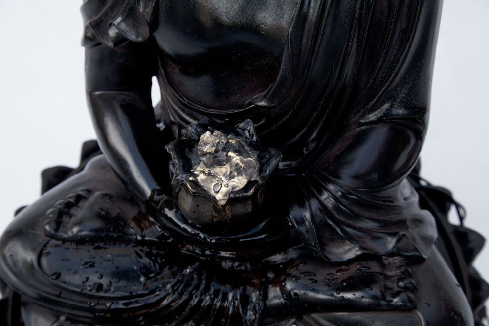Fountain & Ponds Accessories: Samland BUDDHA SOLAR WATER FOUNTAIN WITH LED LIGHT